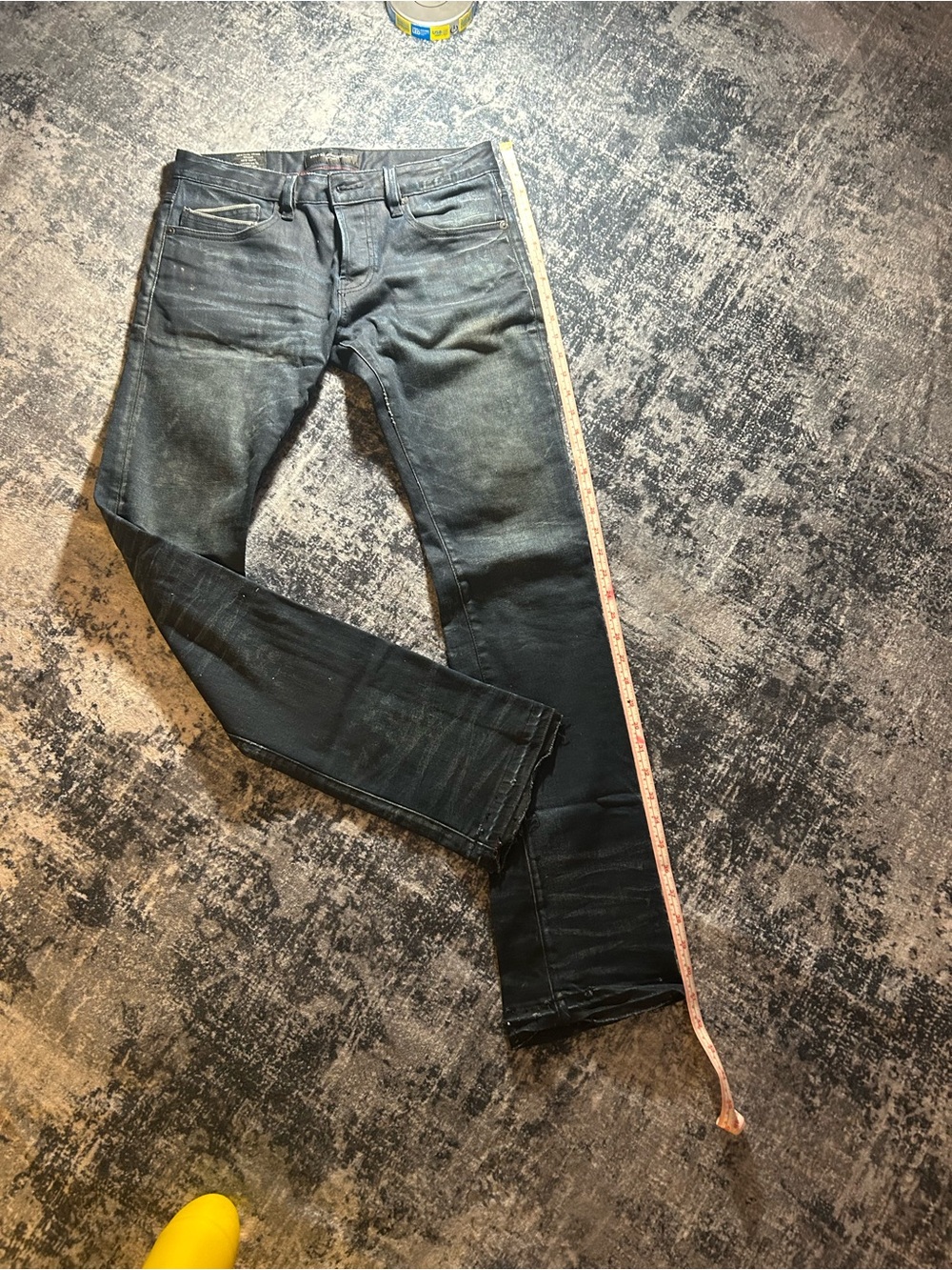 Cult of Individuality Men's Skinny Jeans in Washed Black